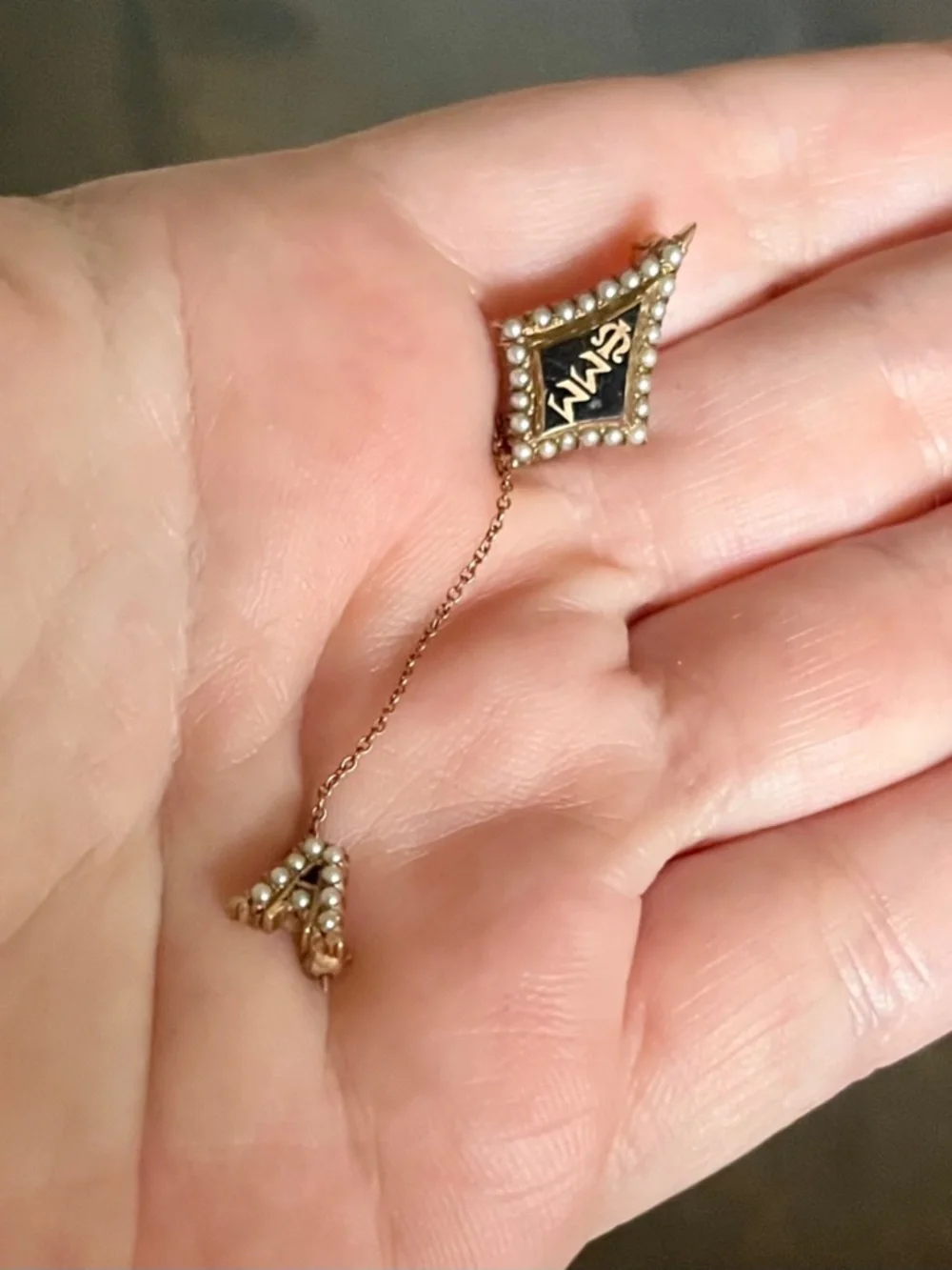 Vintage 10K Gold Sigma Sigma Psi Sorority 